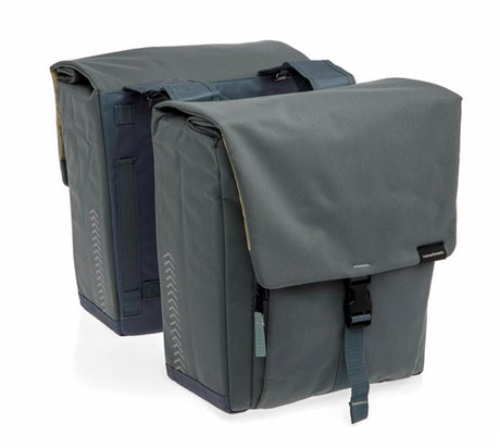 Newlooxs tas new looxs tulum double grijs groen | 32l