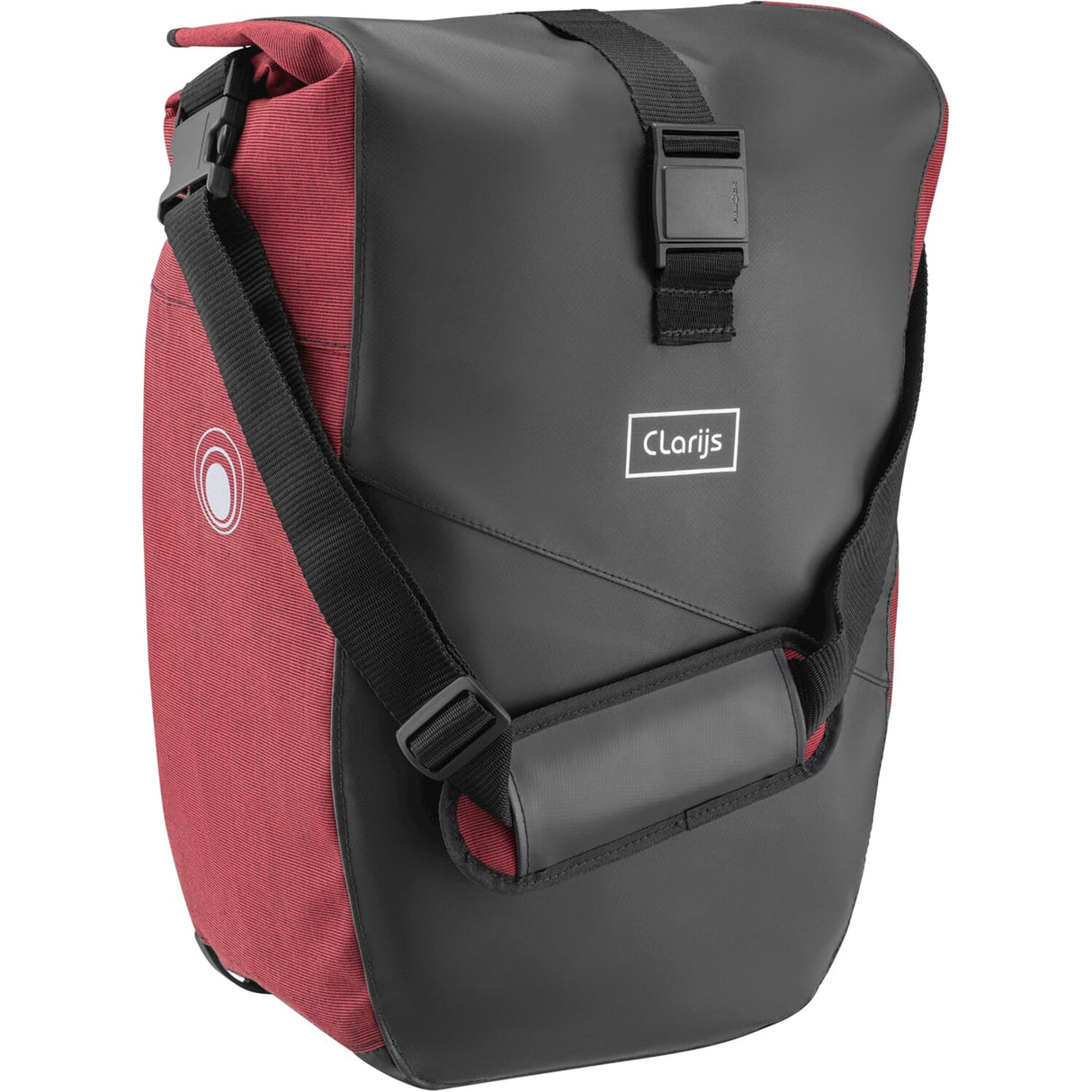 Bolsa de bicicleta Clarijs Solobag 24l Black-Rood