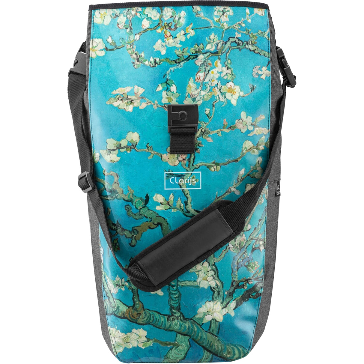 Bolsa de bicicleta Clarijs Solobag 24l Van Gogh Almond Blossom