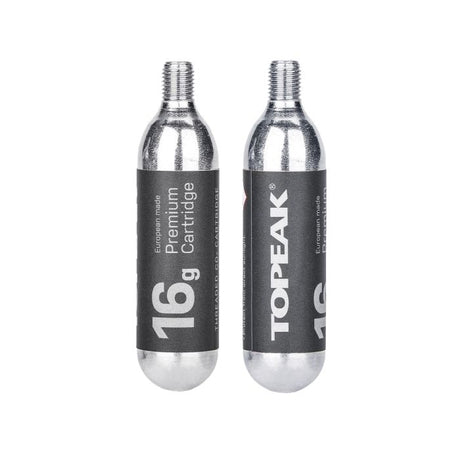 Topeak co2 cartridge 16g threated (2 pieces)
