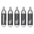Topeak co2 cartridge 16g threated (5 pieces)