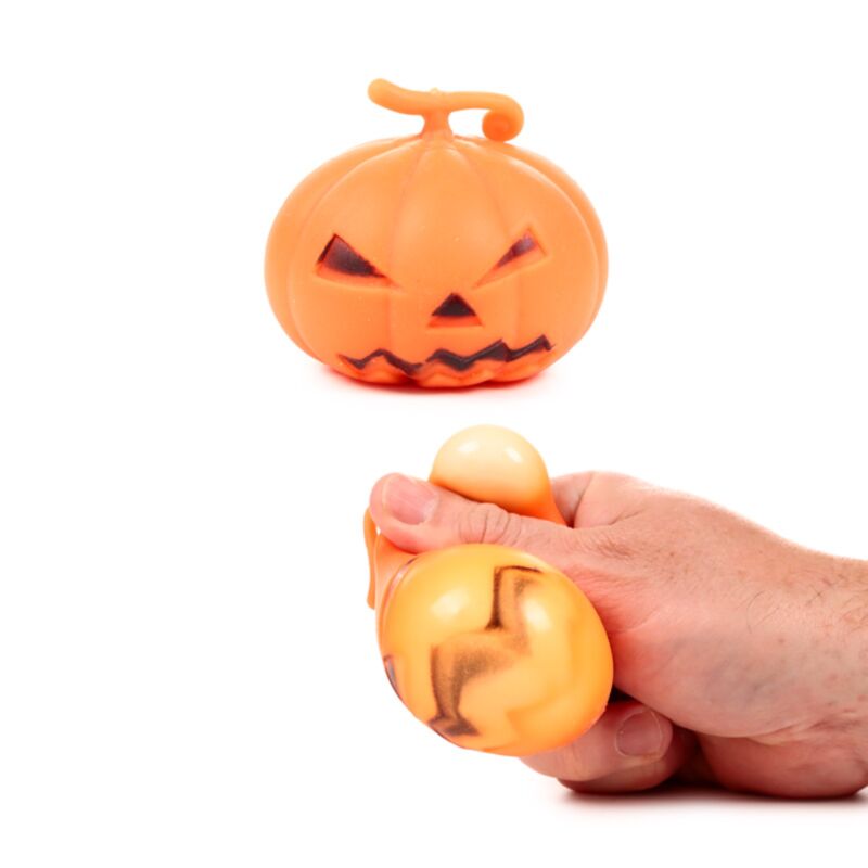 Knijpbaar speelgoed spooky pompoen