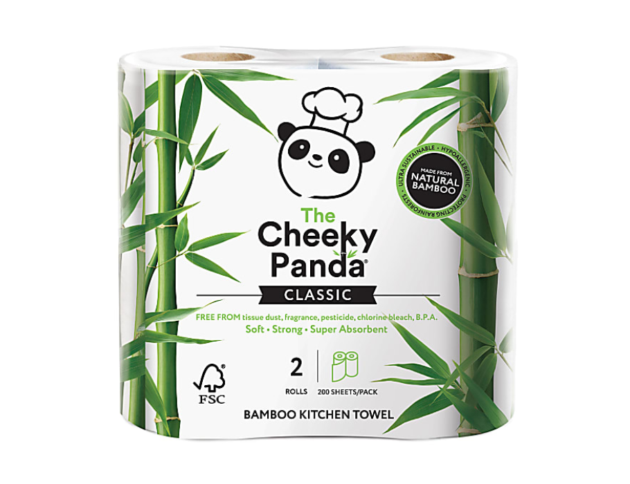 The Cheeky Panda Kitchen Paper FSc Bambu 2-Laags 2st