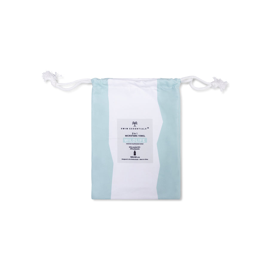 The beach club | groene microvezel handdoek 180 x 90 cm