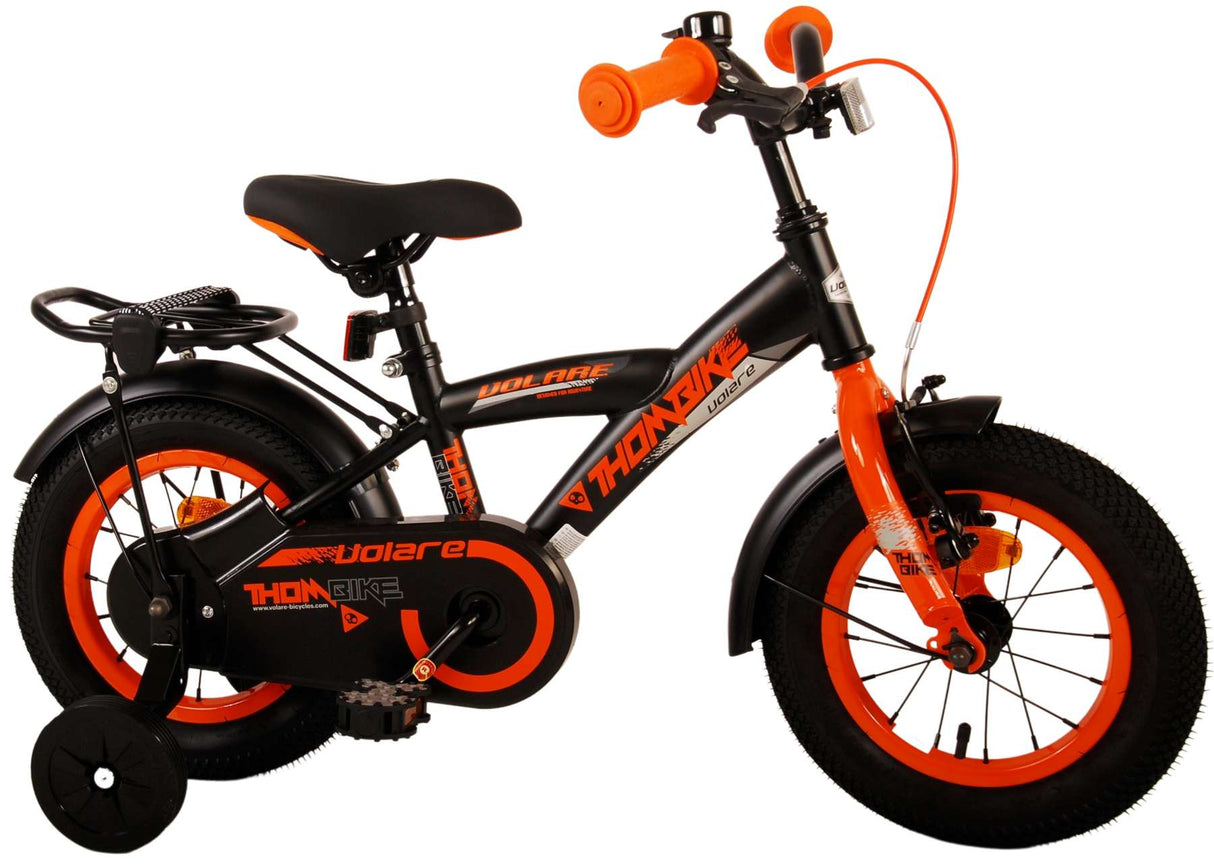 Volare Thombike Children's Bike Boys 12 Inch Black Orange