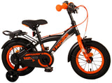 Volare Thombike Children's Bike Boys 12 Inch Black Orange Two Hand Brakes