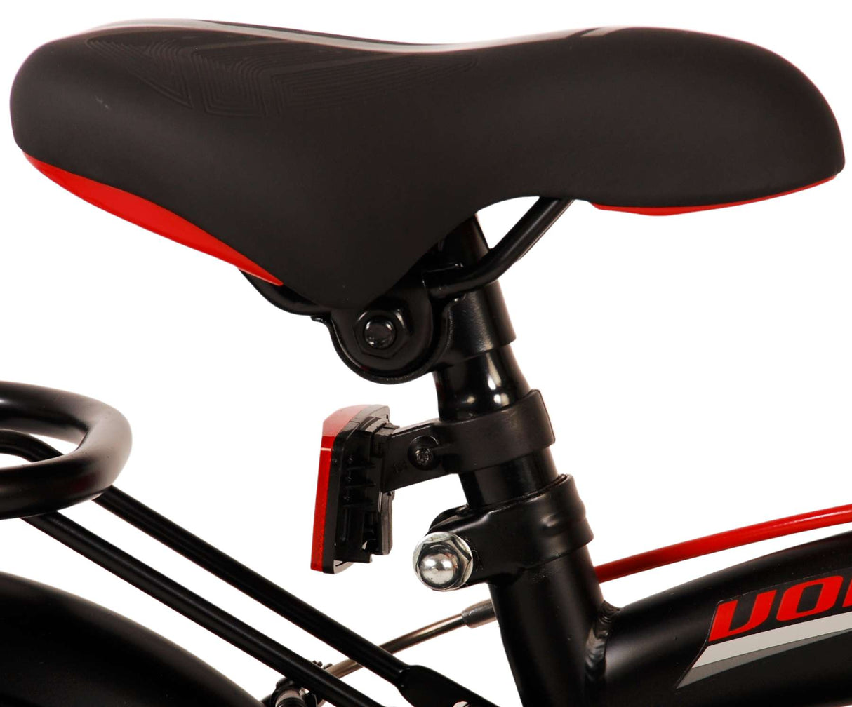 Volare Thombike Kinderfiets Jongens 12 inch Zwart Rood Twee Handremmen