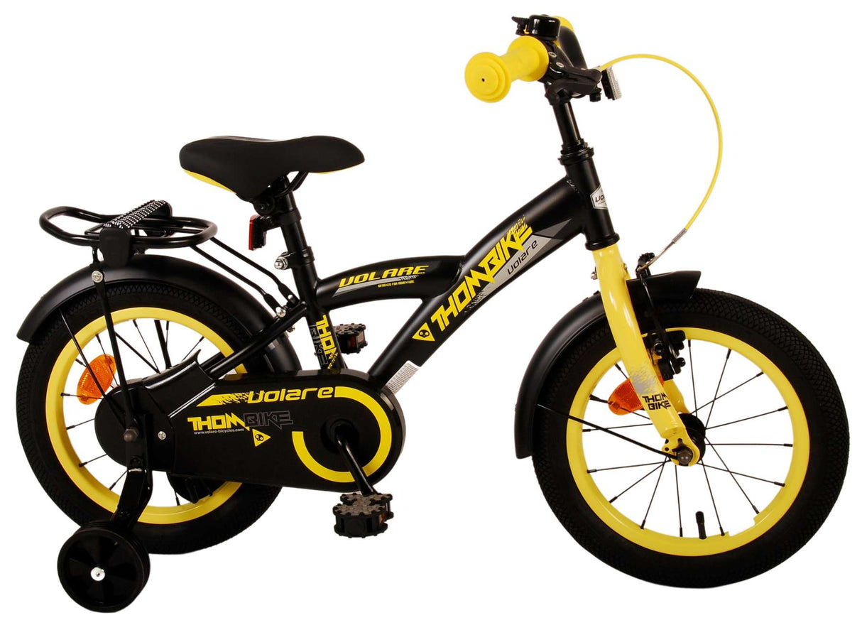 Volare Thombike Children's Bike Boys 14 Inch Black Yellow