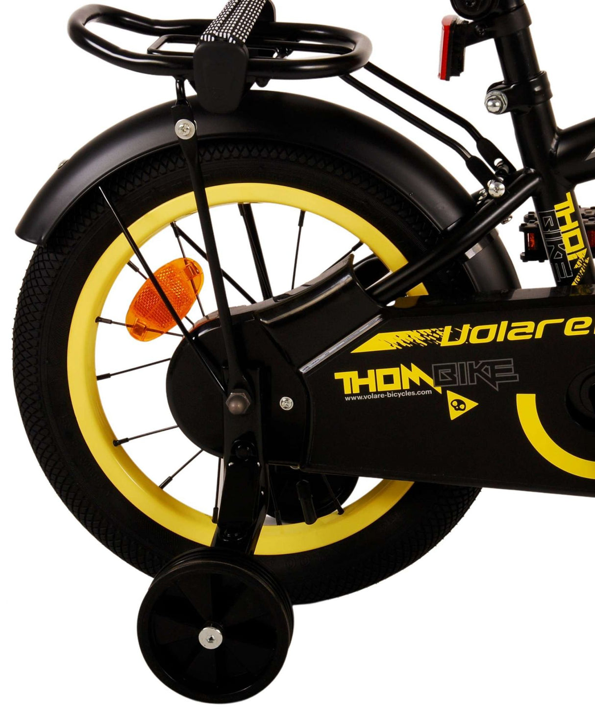 Volare Thombike Children's Bike Boys 14 Inch Black Yellow