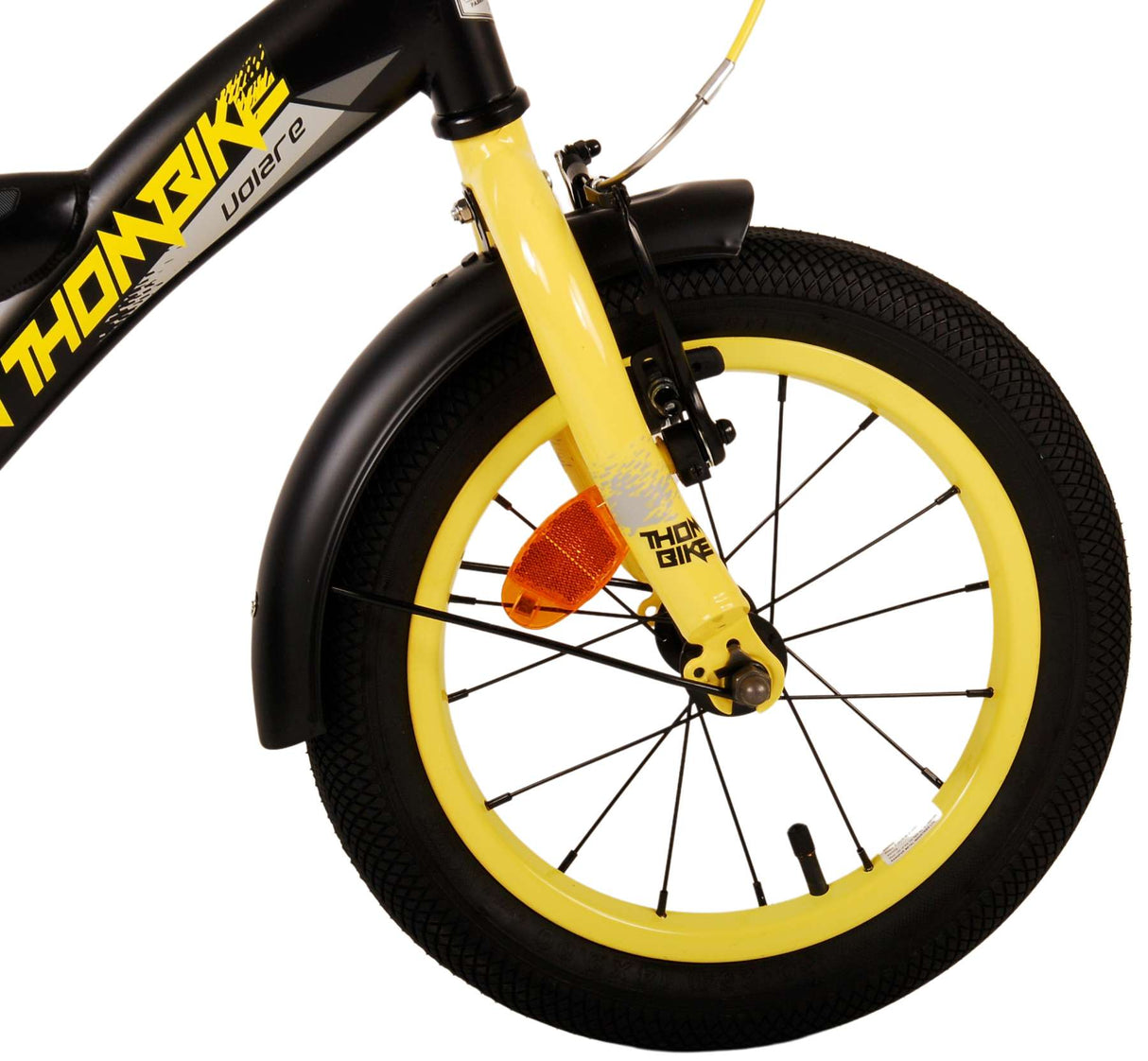 Volare Thombike Children's Bike Boys 14 Inch Black Yellow