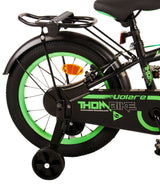 Volare Thombike Kinderfiets Jongens 16 inch Zwart Groen Twee Handremmen