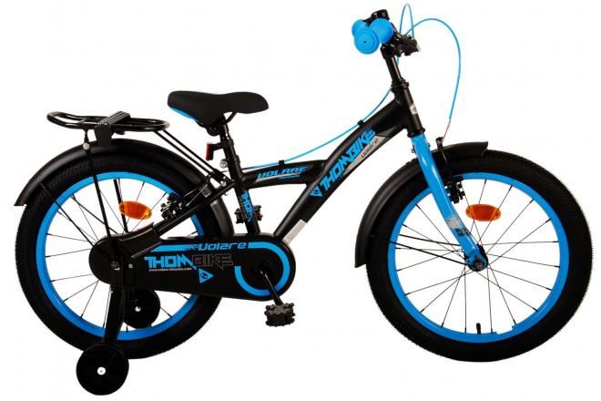 Volare thombike per bambini per bambini da 18 pollici blu neri blu a due mani