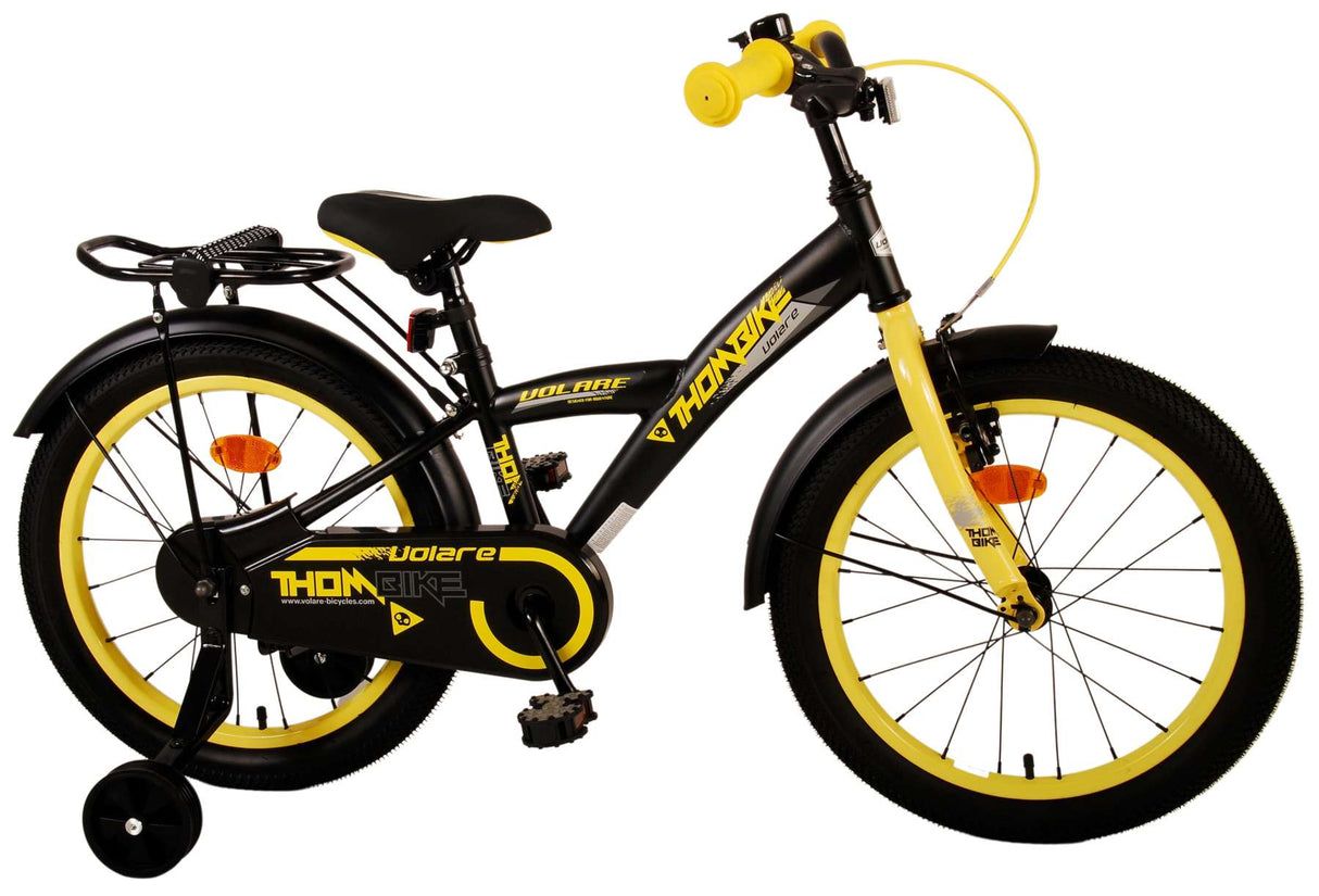 Volare Thombike Kinderfiets Jongens 18 inch Zwart Geel