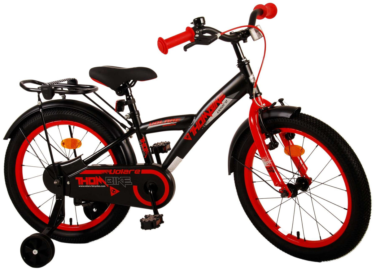 Volare Thombike Children's Bike Boys 18 Inch Black Red