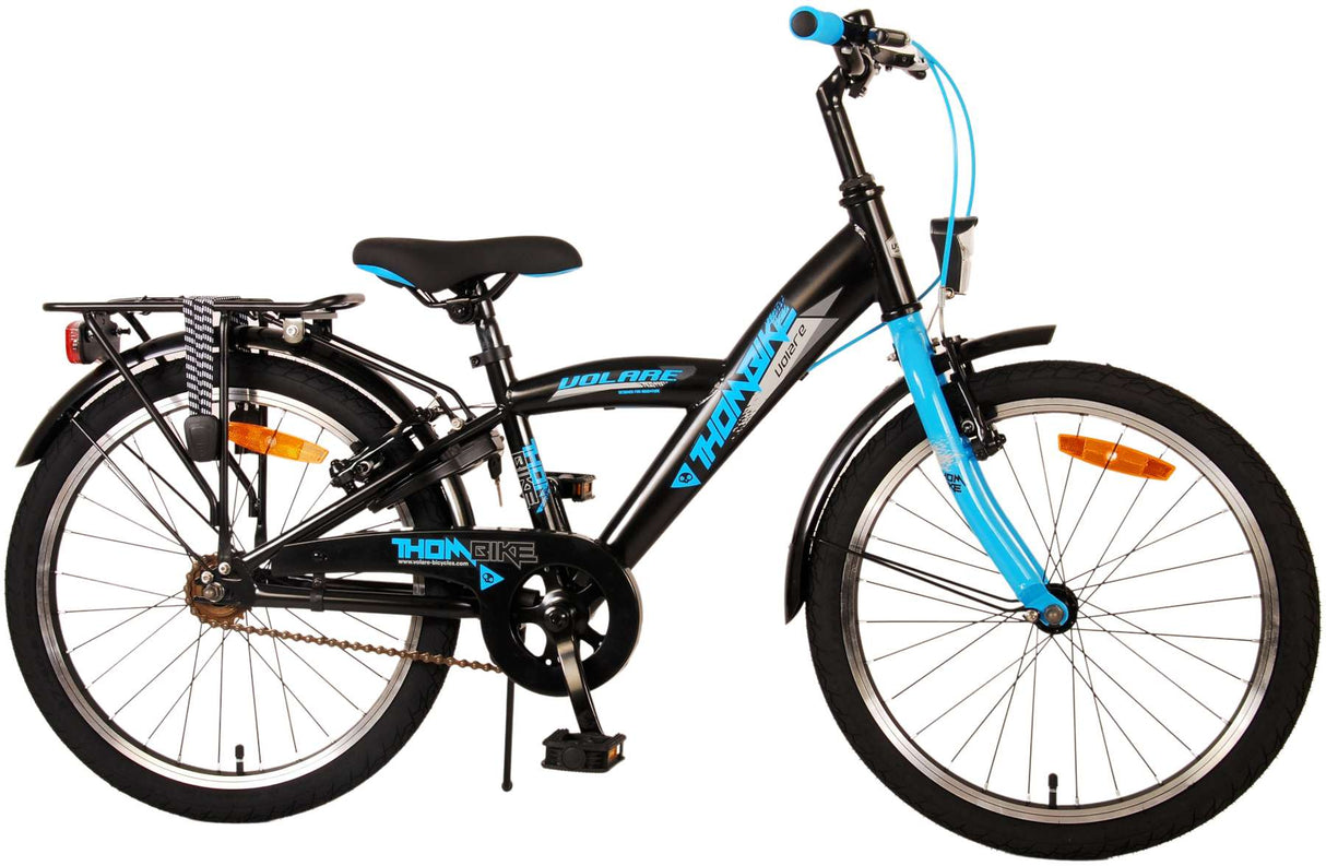 Volare thombike per bambini per bambini da 20 pollici blu nera blu a due mani