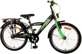 Volare Thombike Children's Bike Boys 20 -calowe Czarne zielone dwa hamulce ręczne