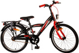 Volare Thombike Kinderfiets Jongens 20 inch Zwart Rood Twee Handremmen