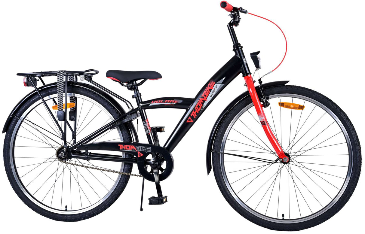 Volare Thombike Children's Bike Boys 26 Inch Black Red