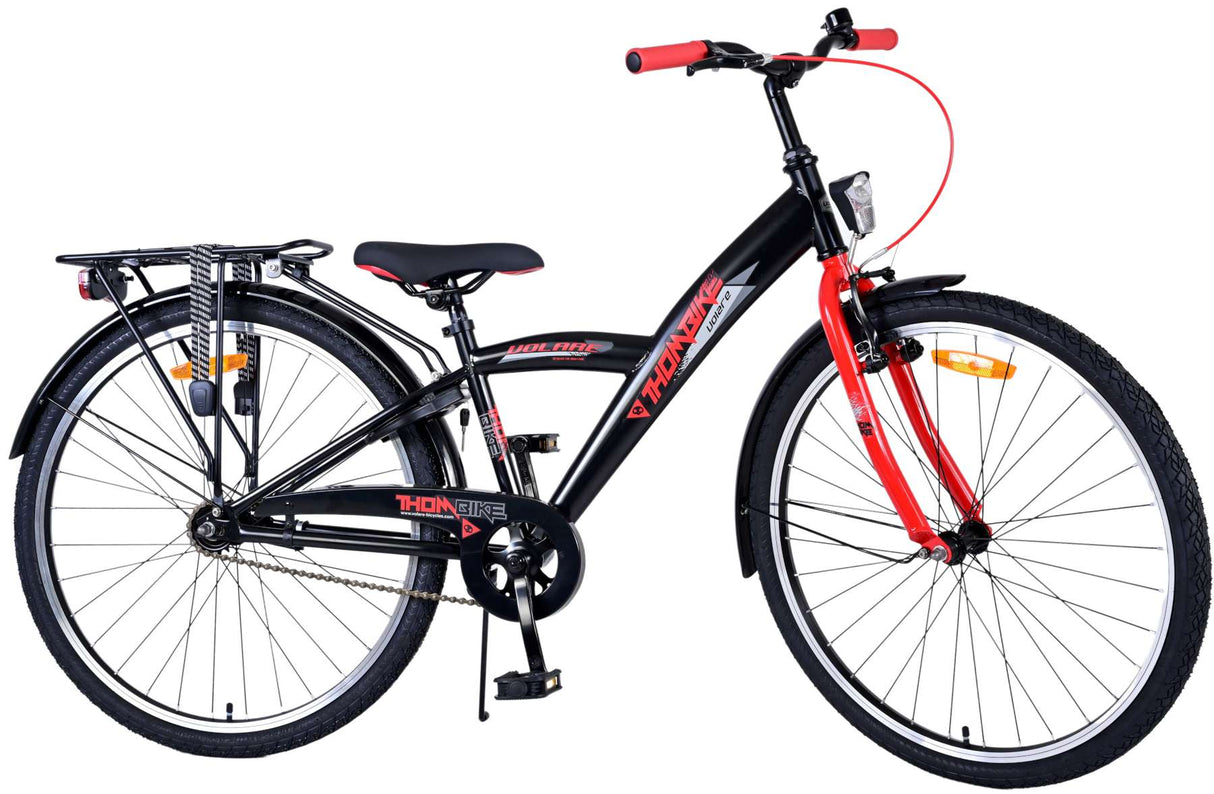 Volare Thombike Children's Bike Boys 26 Inch Black Red