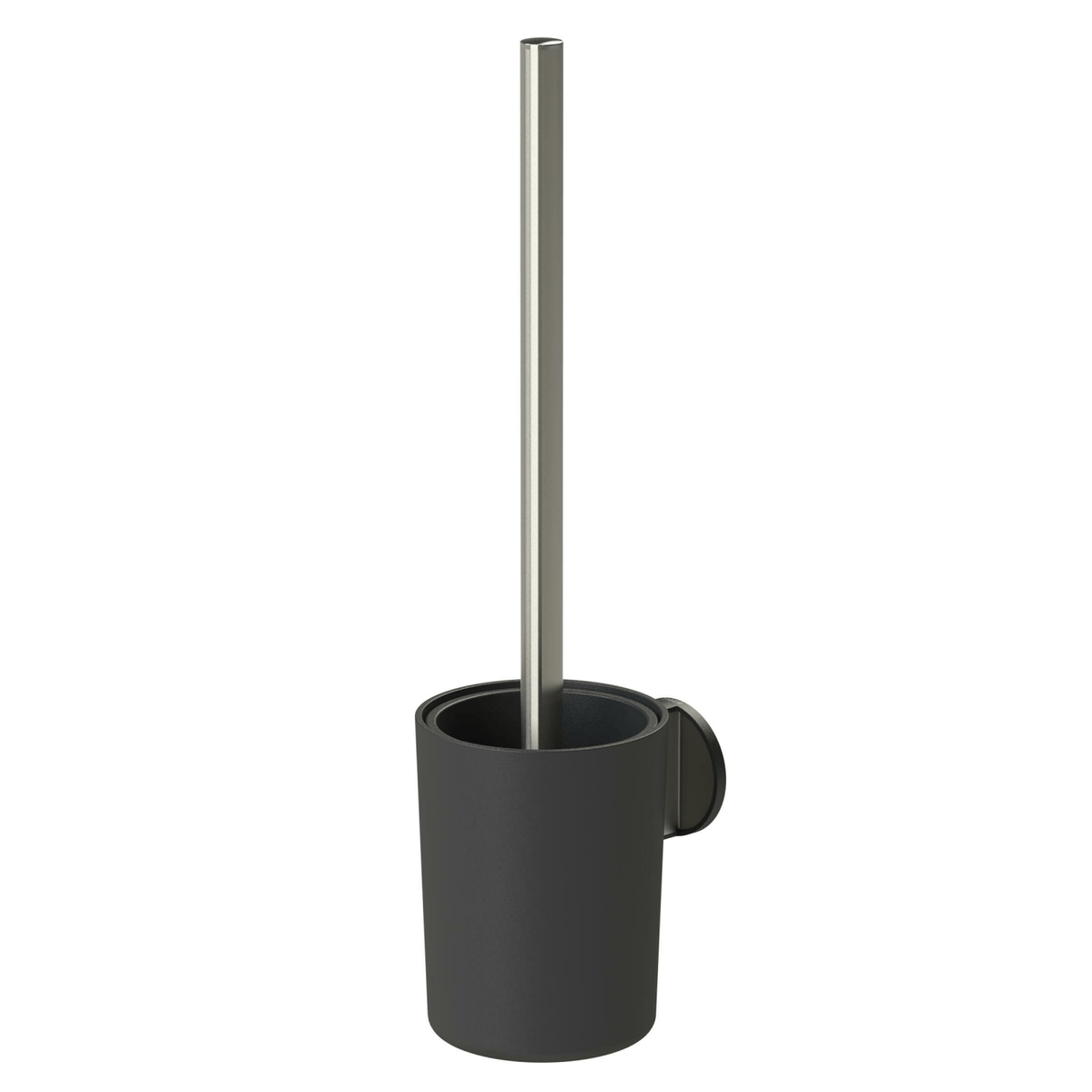 Tiger tune toiletgarnituur hangend zwart rvs (1 stuk)