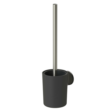 Tiger tune toiletgarnituur hangend zwart rvs (1 stuk)