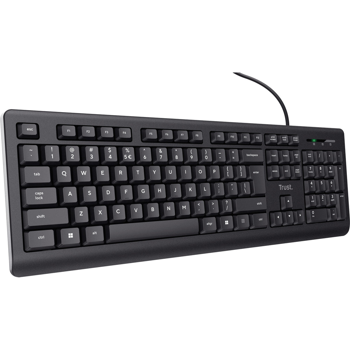 Teclado con cable de confianza