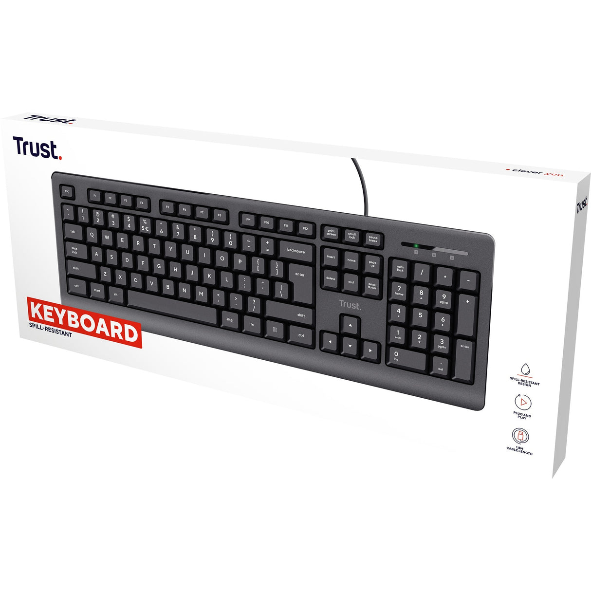 Vertrauen wided Tastatur