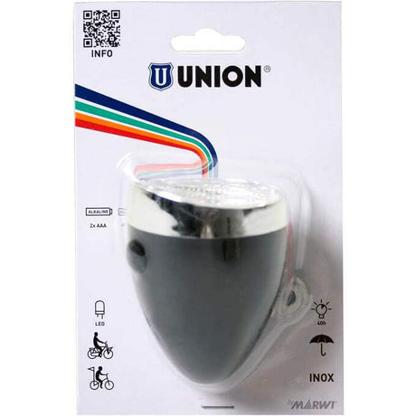 Union headlight UN-4955 Retro Mini Battery Black on Card