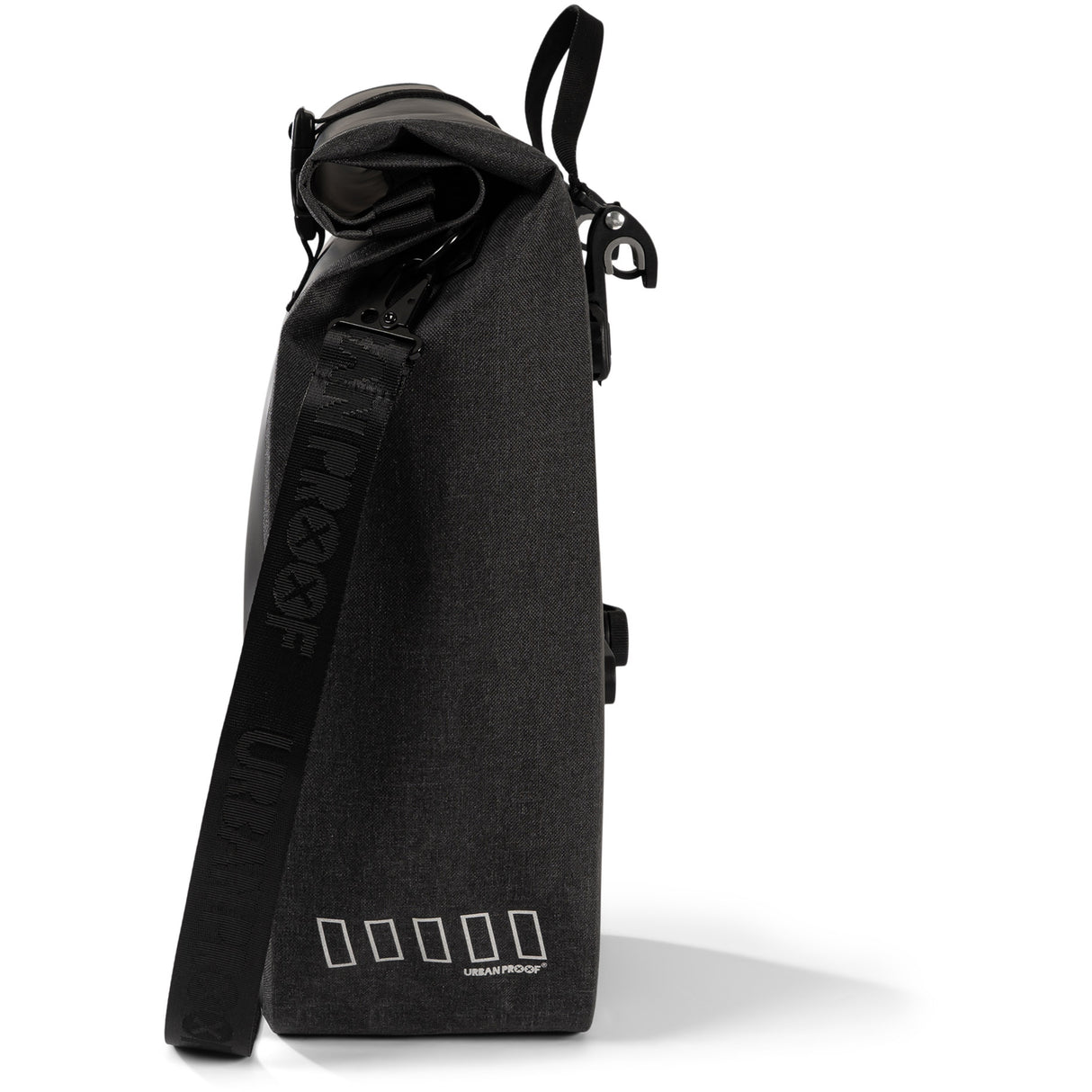 Urbanproof urban proof single district tas 20l zwart recycled