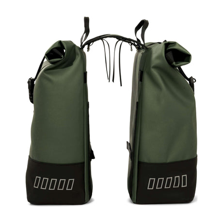 Urbanproof urban proof rolltop dubbeltas 38l groen recycled