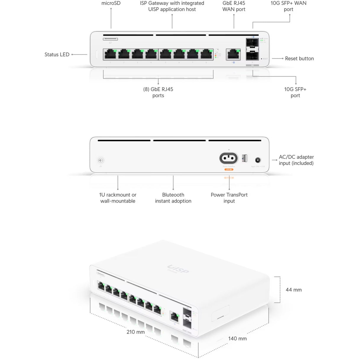 Ubiquiti Ubiquiti UISP konzola