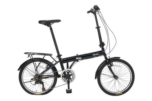 Shimano Wheelerz Folding Bike 20 Black Tourney TX 6-trins