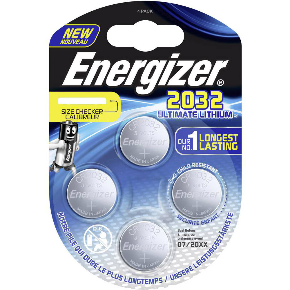 Enerdis Ultimate Lithium 3V Button Cell (CR2032) 4 sztuki