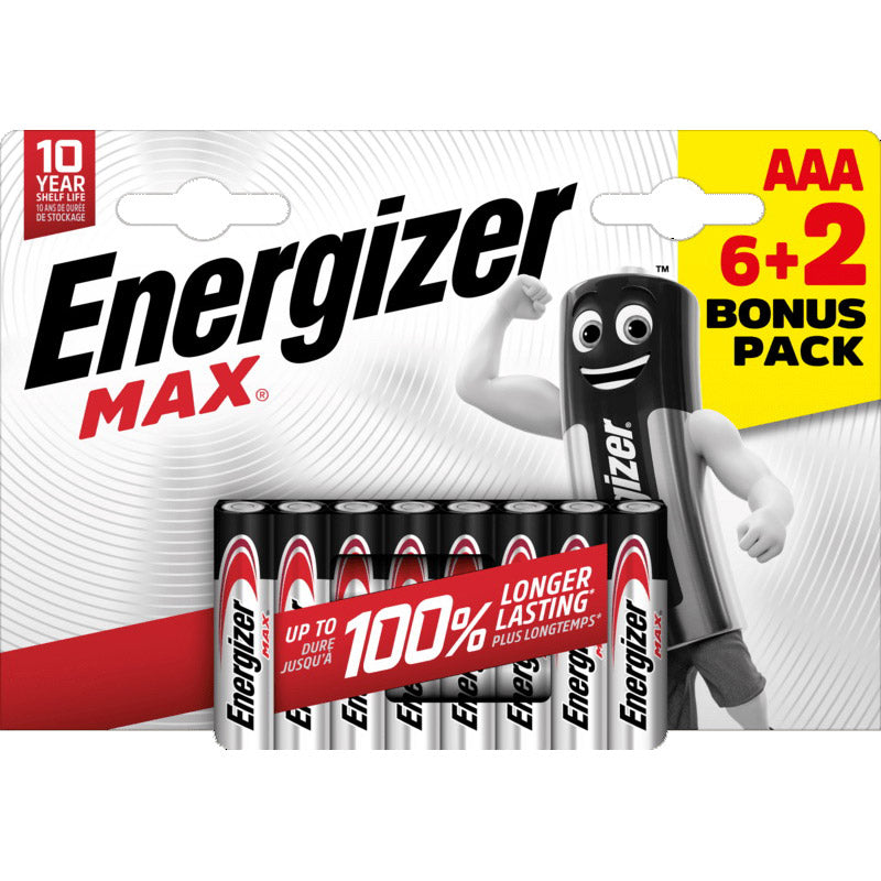 Enerdis Max LR03 AAA Blister 6+2 stuks