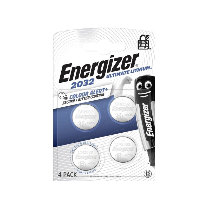 Enerdis Energizer Ultimate Lithium 3V CR2032 Blister 4 stykker