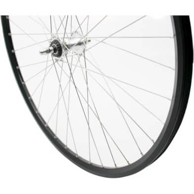 Roue avant Roland 28 HB-IM40 RB ZAC2000 en acier inoxydable noir SPK