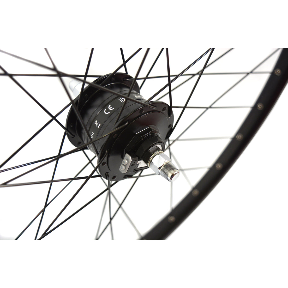 Velox voorwiel mach1 m910 28 shimano dyn. disc zwart