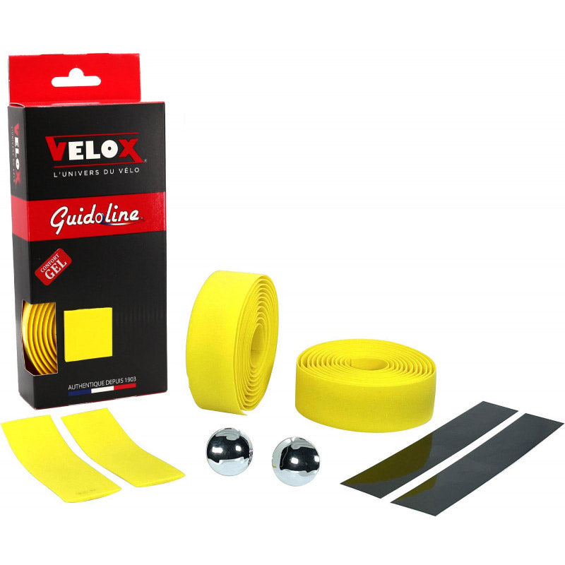 Velox -styret maxi Cork Gel Yellow (2: a)