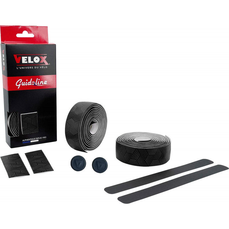 Velox stuurtape ultra grip 2.5 zwart (2st)