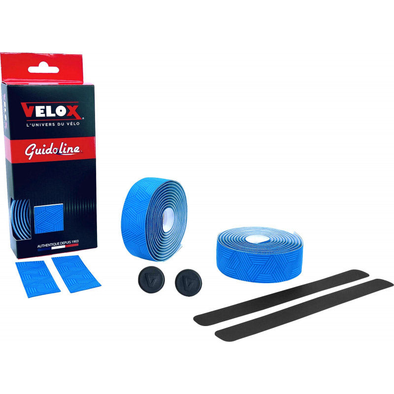 Grip de guidon velox 2,5 bleu (2e)