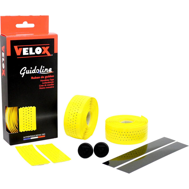 Velox řídítek Gloss Soft Perforated Yellow (2.)