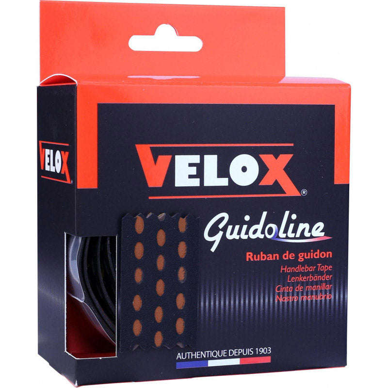 Velox stuurtape bi-color 3.0 zwart bruin (2st)