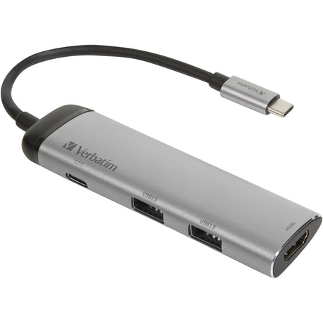 Verbatim USB 3.2 Gen 1 multiport hub, USB-C > 2x USB-A + US