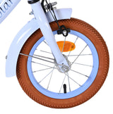Volare ashley kinderfiets - meisjes - 12 inch - pastel blauw - twee handremmen