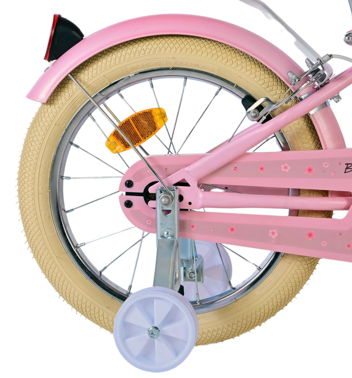 Volare blossom kinderfiets - meisjes - 16 inch - roze - twee handremmen