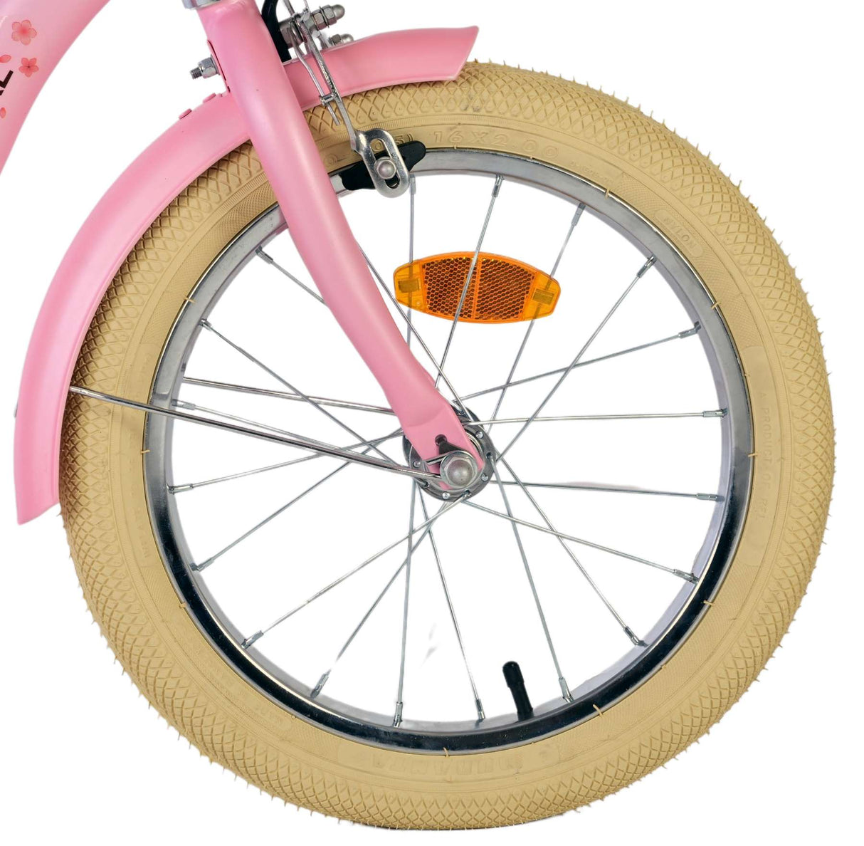 Volare Blossom Children's bicycle - Girls - 16 inch - Pink - Two hand brakes