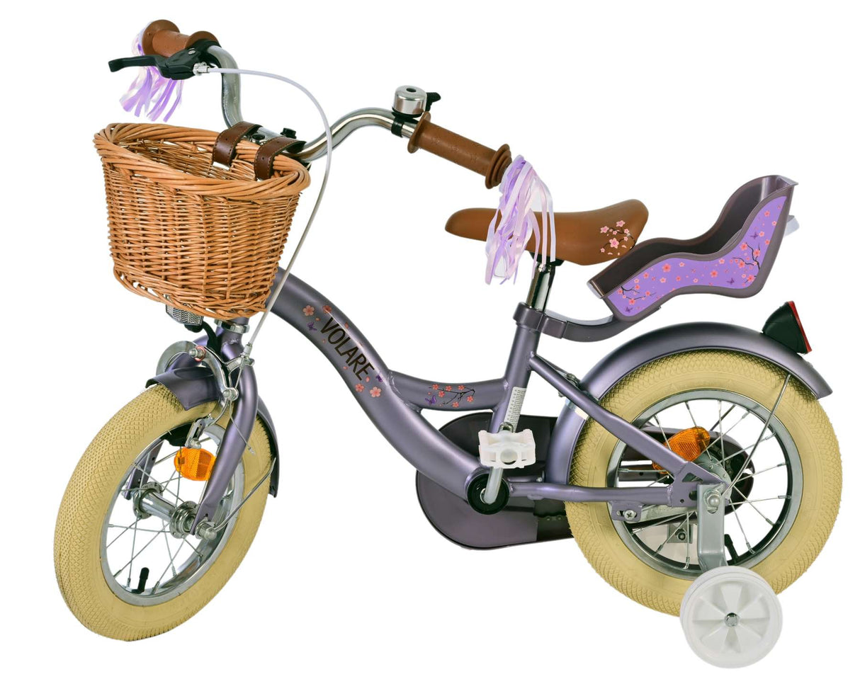 Bicycle per bambini Blossom Vlatare - Girls - 12 pollici - Purple