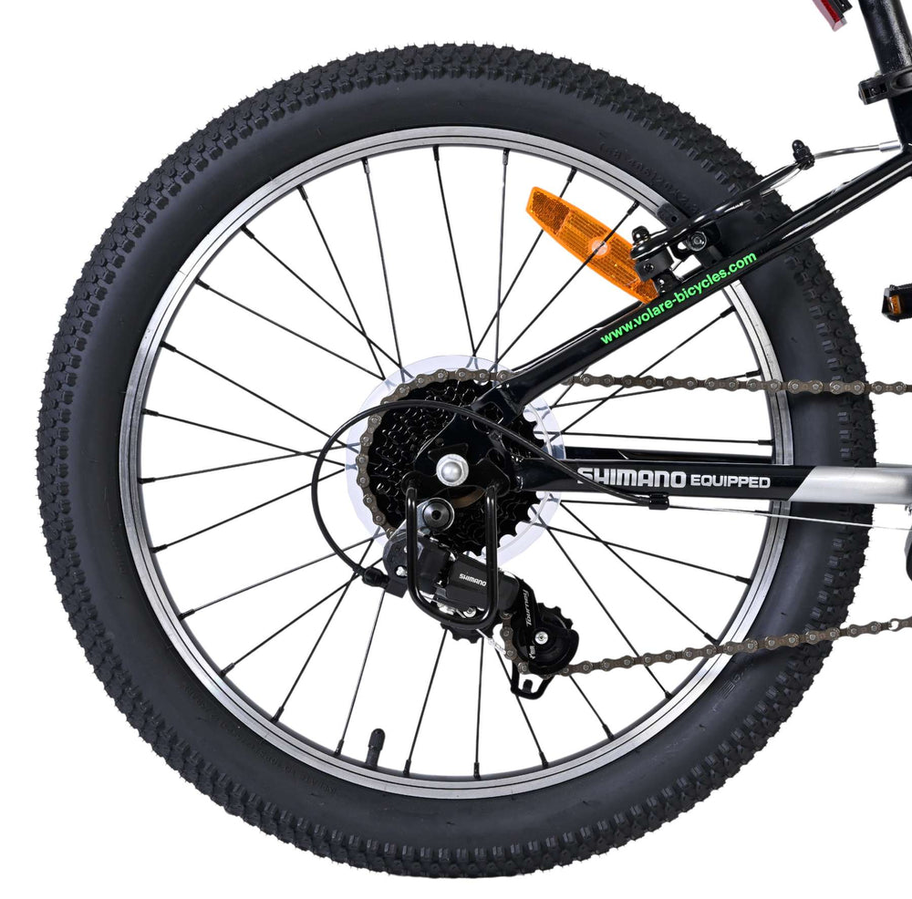 Volare boost kinderfiets - 20 inch - zilver groen - 7 speed