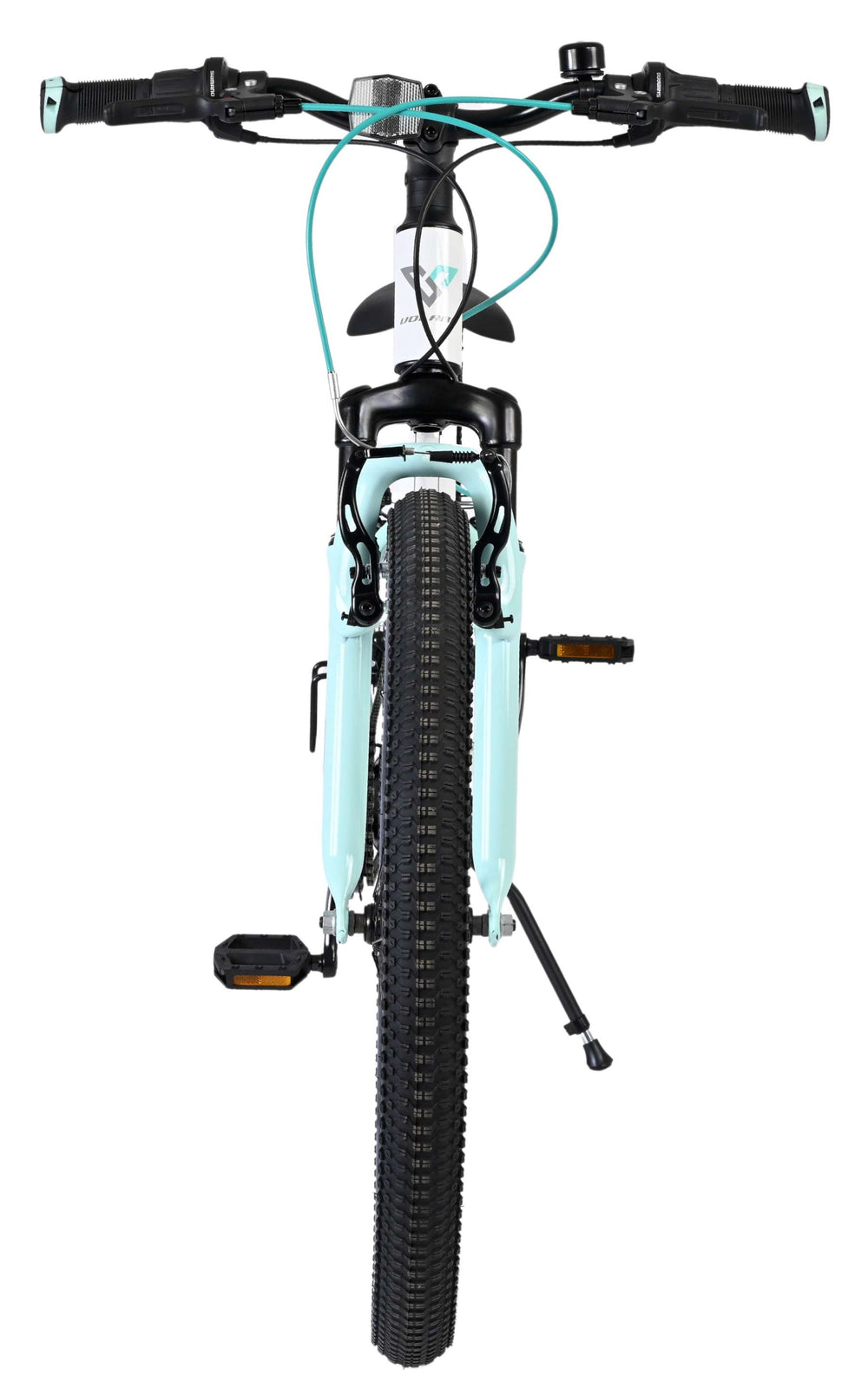 Volare boost kinderfiets - 24 inch - wit mintgroen - 21 speed