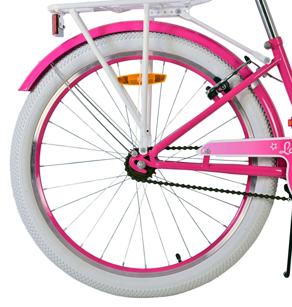 Volare lovely kinderfiets - meisjes - 24 inch - roze - twee handremmen